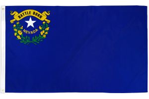 Nevada Flag 2x3ft Poly