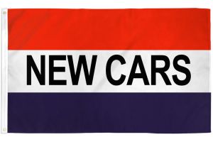 New Cars Flag 3x5ft Poly