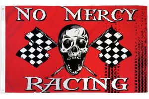 No Mercy Racing Flag 3x5ft Poly