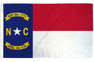 North Carolina Flag 2x3ft Poly