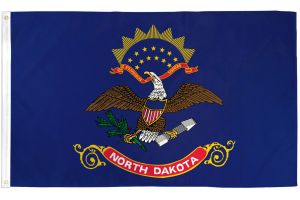 North Dakota Flag 3x5ft Poly