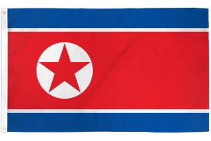 North Korea Flag 3x5ft Poly