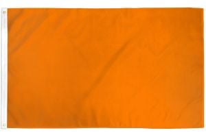 Orange Solid Color Flag 2x3ft Poly