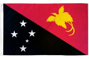 Papua New Guinea Flag 3x5ft Poly
