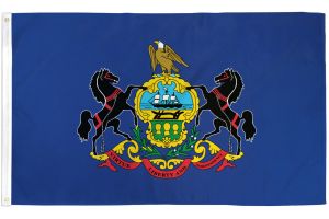 Pennsylvania Flag 3x5ft Poly