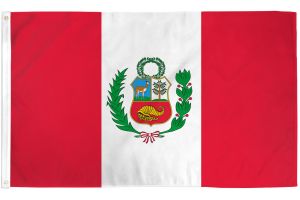 Peru Flag 2x3ft Poly