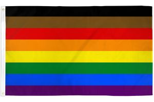 Philly Rainbow Flag 3x5ft Poly