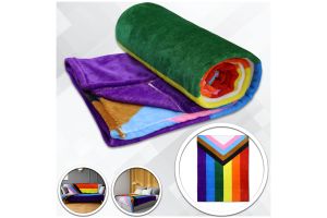 Progress Pride Soft Plush 50x60in Blanket