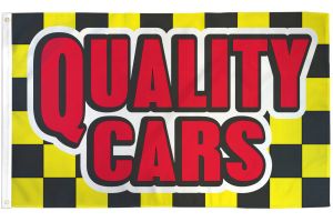 Quality Cars Flag 3x5ft Poly