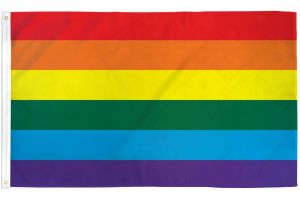 Rainbow UltraBreeze 3x5ft Poly Flag