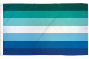 Gay Male Pride Printed Polyester Flag 3ft by 5ft