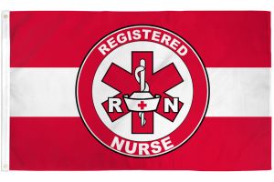 Registered Nurse Flag 3x5ft Poly