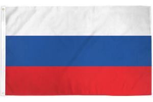 Russia Flag 3x5ft Poly