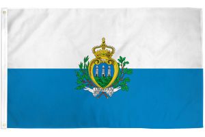 San Marino Flag 3x5ft Poly