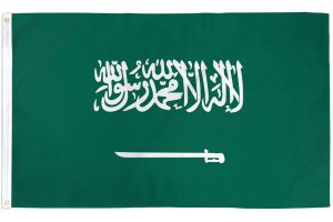 Saudi Arabia Flag 2x3ft Poly