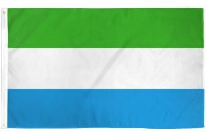 Sierra Leone Flag 2x3ft Poly
