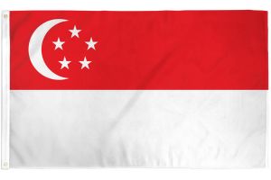 Singapore Flag 3x5ft Poly