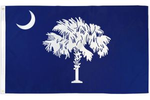 South Carolina Flag 3x5ft Poly