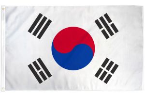 South Korea Flag 3x5ft Poly