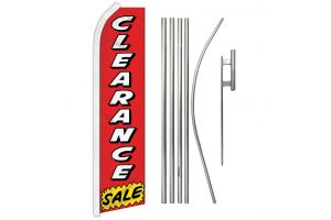 Clearance Sale Super Flag & Pole Kit