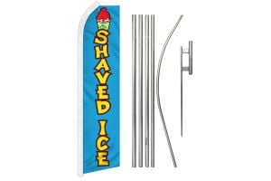 Shaved Ice Super Flag & Pole Kit