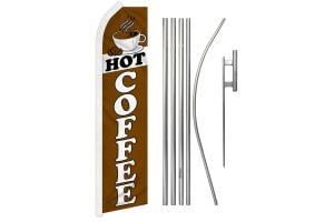 Hot Coffee Super Flag & Pole Kit