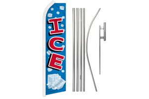 Ice Super Flag & Pole Kit