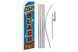 Auto Glass Specialists Super Flag & Pole Kit