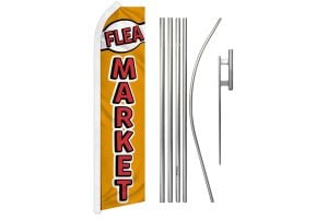 Flea Market Super Flag & Pole Kit