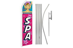 Spa Super Flag & Pole Kit