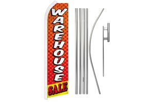 Warehouse Sale Super Flag & Pole Kit