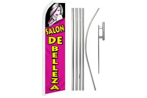 Salon De Belleza Super Flag & Pole Kit