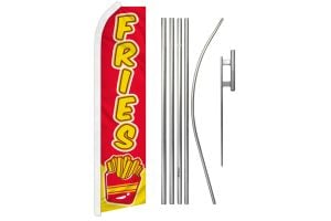 Fries Super Flag & Pole Kit