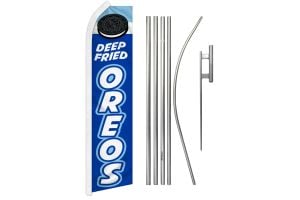 Deep Fried Oreos Super Flag & Pole Kit