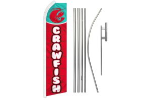 Crawfish Super Flag & Pole Kit