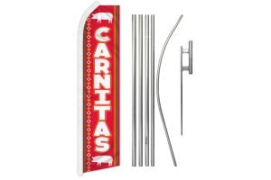 Carnitas Super Flag & Pole Kit