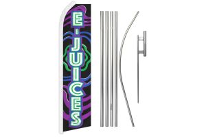 E-Juices Super Flag & Pole Kit
