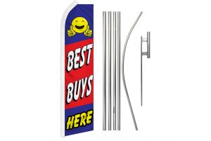 Best Buys Here Super Flag & Pole Kit