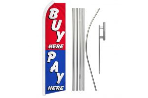 Buy Here Pay Here Super Flag & Pole Kit