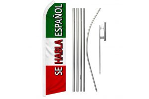Se Habla Espanol #2 Super Flag & Pole Kit