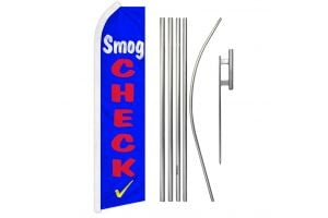 Smog Check (Old) Super Flag & Pole Kit