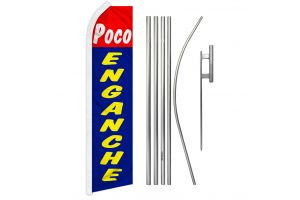 Poco Enganche (Red & Blue) Super Flag & Pole Kit