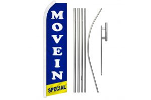 Move In Special (Blue) Super Flag & Pole Kit