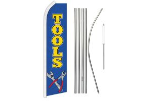 Tools (Blue) Super Flag & Pole Kit