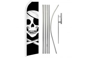 Pirate Super Flag & Pole Kit