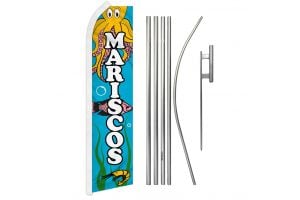 Mariscos Super Flag & Pole Kit