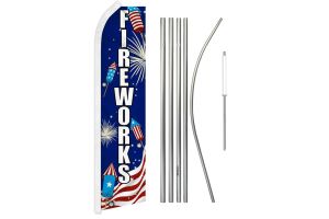 Fireworks (USA) Super Flag & Pole Kit