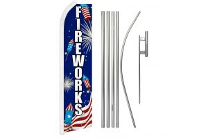 Fireworks (USA) Super Flag & Pole Kit