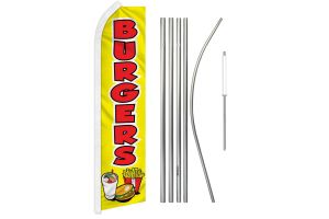 Burgers Super Flag & Pole Kit