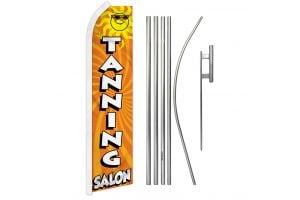 Tanning Salon Super Flag & Pole Kit